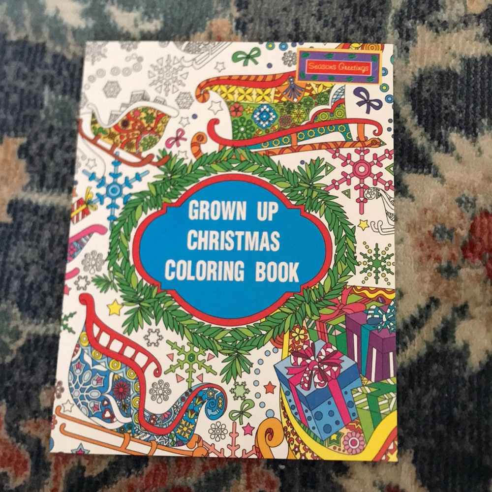 Grown Up Christmas Coloring Book